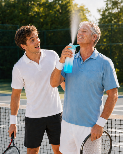 CoolSpritz Sky Blue tennis cooling mist color-sky-blue