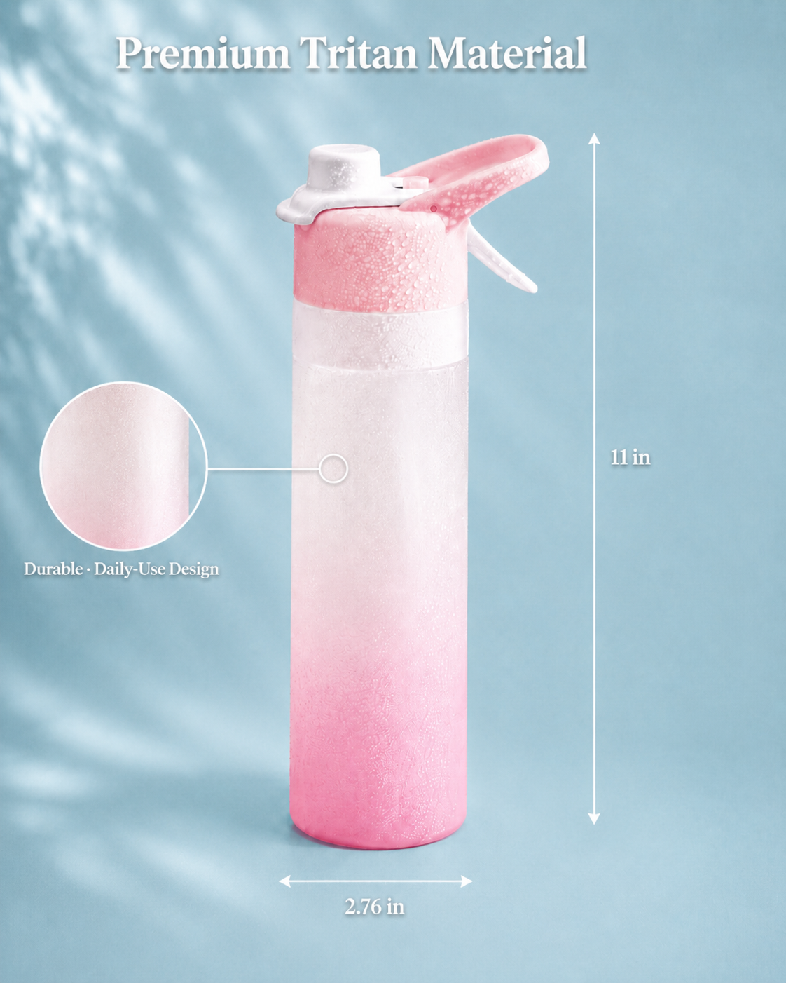 CoolSpritz Pink Tritan material color-pink