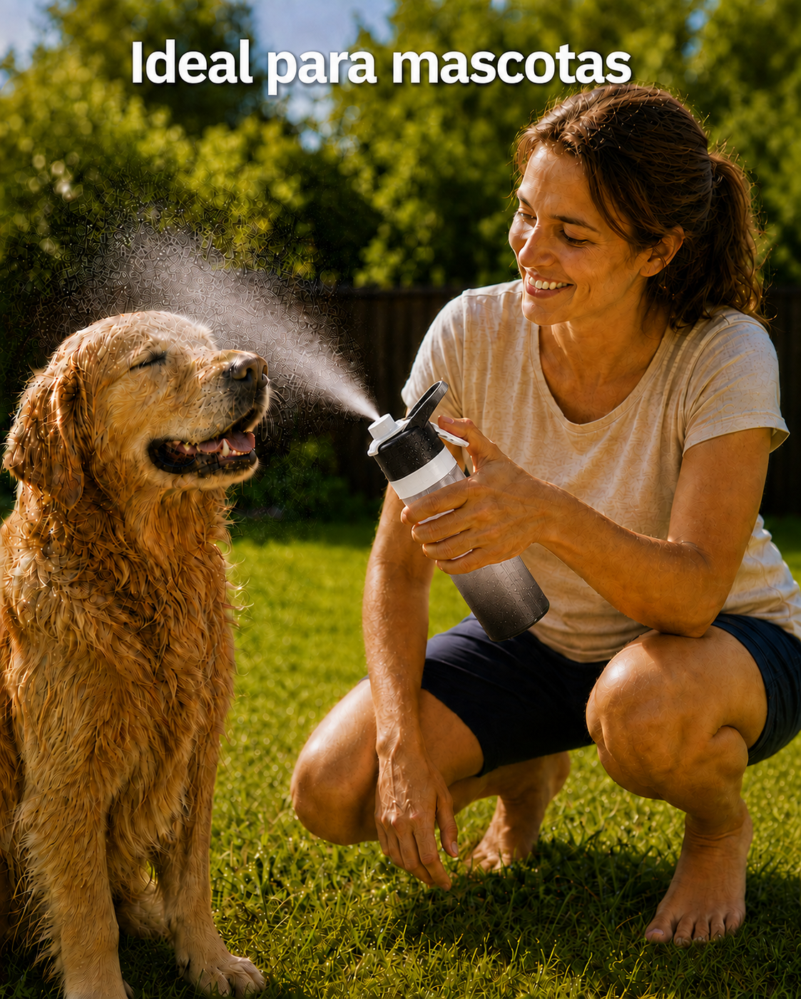 CoolSpritz Black pet refresh spray color-black