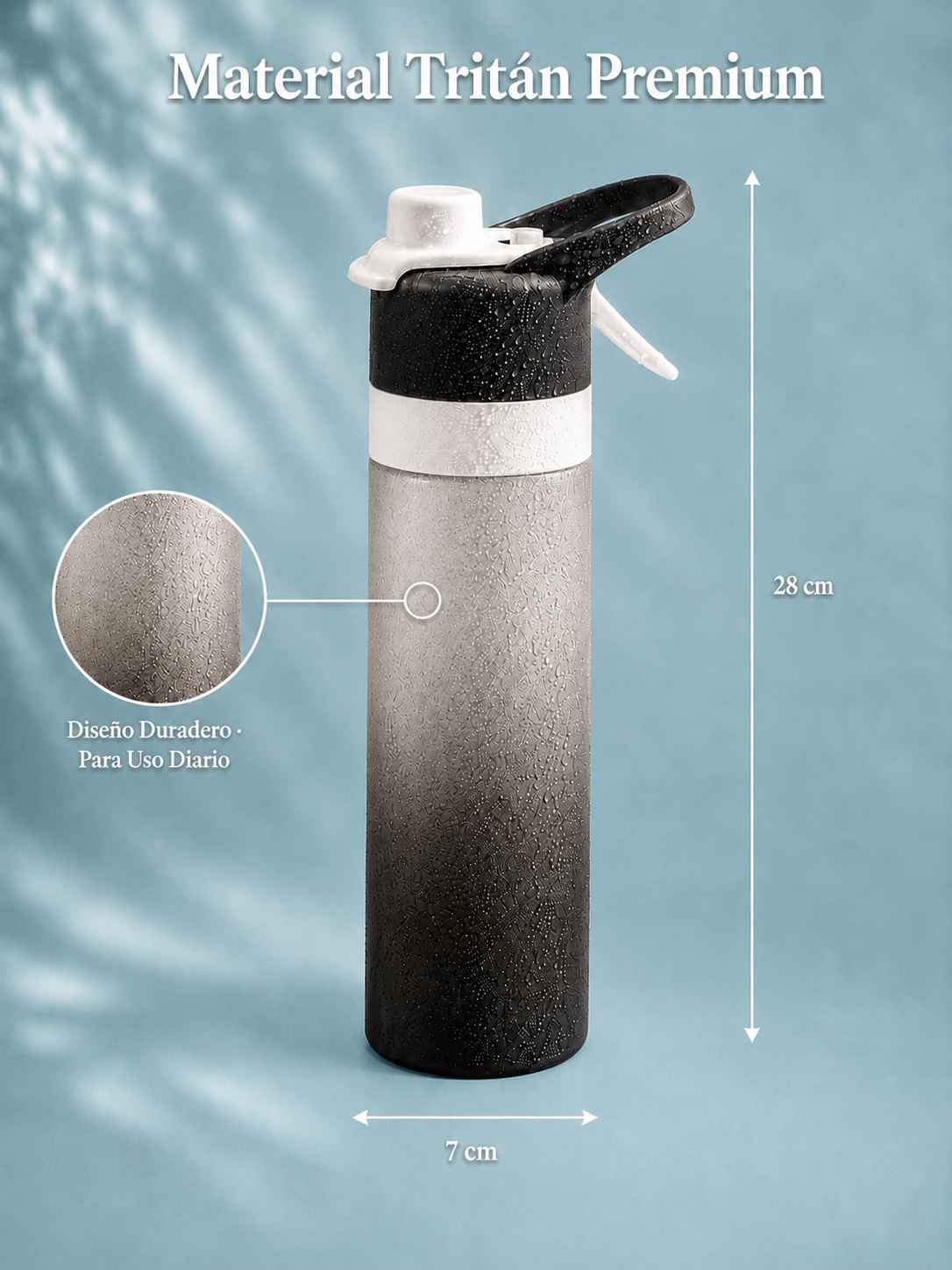 CoolSpritz Black Tritan material color-black