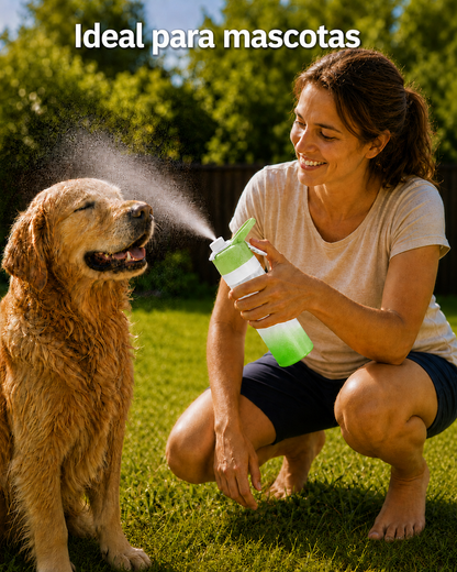 CoolSpritz Green pet refresh spray color-green