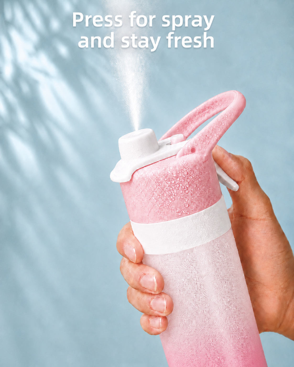 CoolSpritz Pink portable handle color-pink